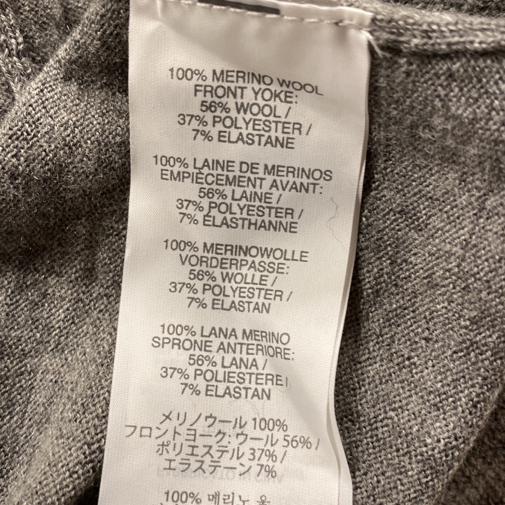 J Crew XXS Rhinestone Plaid Sweater Heather Grey NWOT - Picture 11 of 11